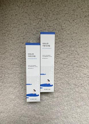 Крем spf50+ від round lab для обличчя, сонцезахисний крем