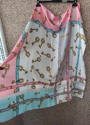 Шовковий платок хустина,  хустка в принт