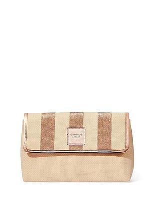 Victorias secret сумочка клатч straw clutch