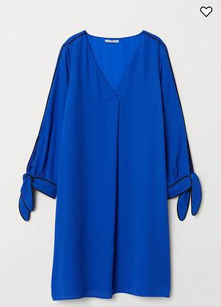 Платье h&amp;m blue and black dress