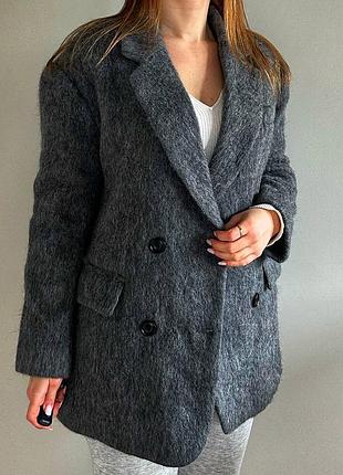 Тренд піджак пальто з вовни оверсайз