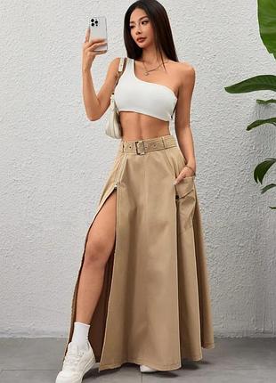 Жіноча довга спідниця, юбка міді