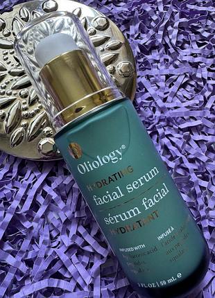 Професійна сироватка з гіалуроновою кислотою, пептидами та скваланом oliology hydrating facial serum, 59ml