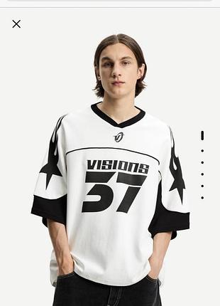 Чоловіча футболка оверсайз  bershka