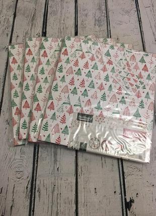 Набір подарункові пакети новорічні картонні melinera5 фото