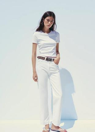 Жіночі джинси з високою посадкою zara new