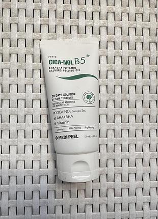 Пілінг-скатка для обличчя з кислотами medi peel phyto cica-nol b5 calming peeling gel