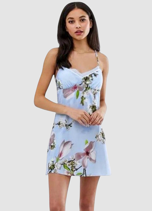 Роскошная ночная сорочка пеньюар с цветочным принтом от ted baker b by ted baker harmony