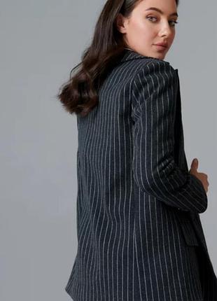 Жакет в смужку h&m l