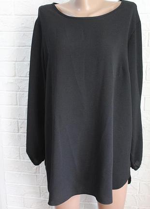 Легкая чёрная блузка в идеальном состоянии 3xl