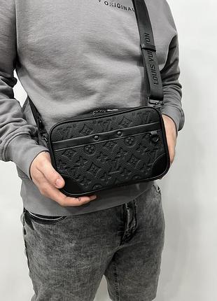 Мужская сумка кросс боди alpha monogram shadow 9