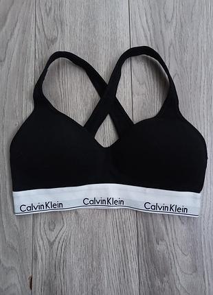 Бюстгальтер-топ calvin klein спортивный