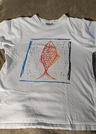 Футболка, s, длина 60, грудь 106, плечи 43см
