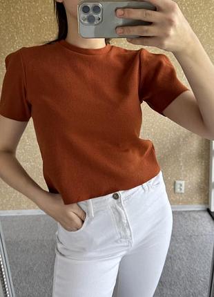 Топ рудий  bershka с-м