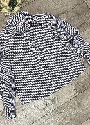 Оверсайз рубашка в полоску с драпировкой levi’s, р.xs-m