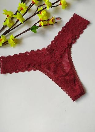 Кружевні трусики стрінги tezenis, розмір м