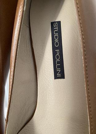 Туфли мэри джейн pollini оригинал 40 натуральная кожа2 фото