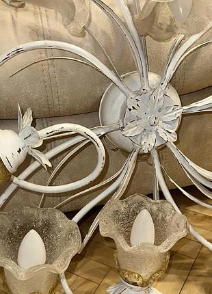 Люстра потолочная металлическая