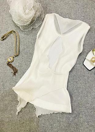 Обалденный топ (шелк, котон) escada9 фото