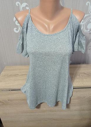 Футболка открытые плечи