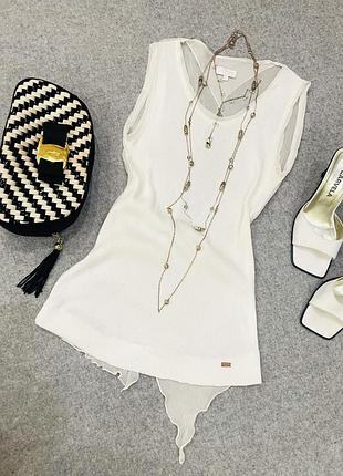 Обалденный топ (шелк, котон) escada