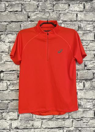 Мужская спортивная беговая футболка asics для бега спорта зала атлетики puma тренировок майка nike