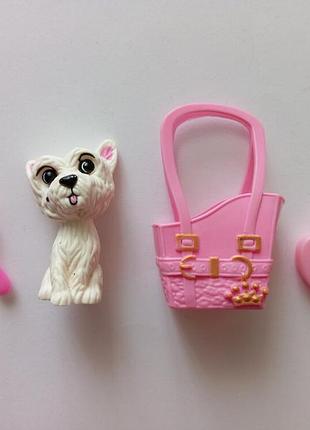 Редкий питомец куклы барби майскин май син my scene собака белый йоркширский терьер йорк mattel.