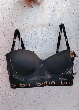 Лиф широкий бра с сеточкой и кружком, размер m-l