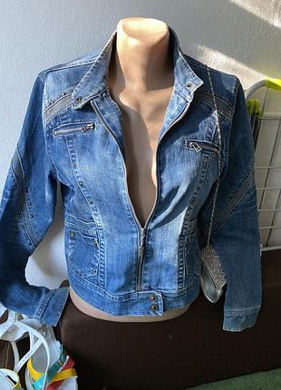 Джинсовий стильний піджак
