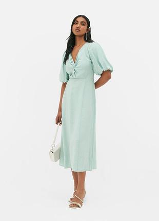 М'ятна літня сукня міді primark uk 18