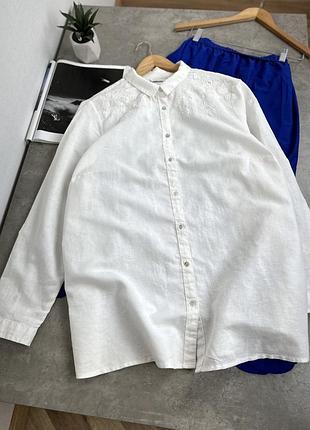 Лляна сорочка з вишивкою