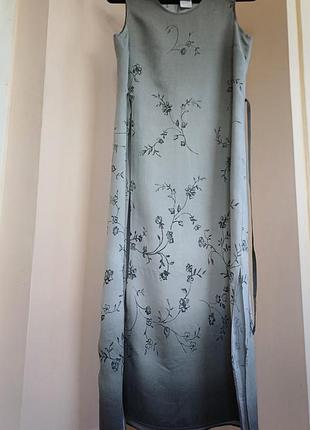 Длинное летнее платье из натуральной вискозы
