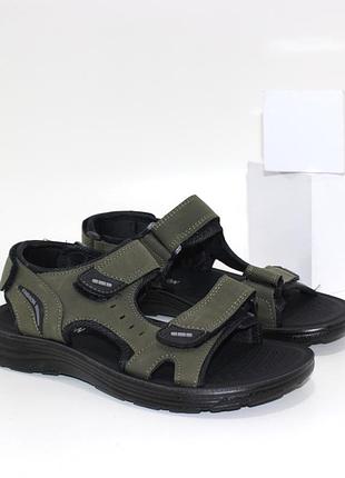 Підліткові босоніжки для хлопчиків на липучках, спортивні босоніжки для хлопця