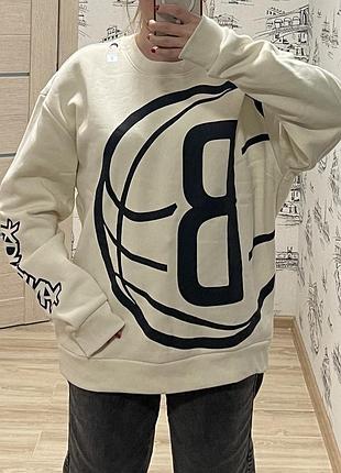 Мужской баскетбольный свитшот hollister nba brooklyn coms