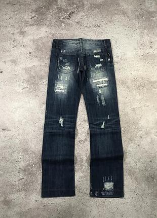 Вінтажні джинси dolce&gabbana vintage y2k style distressed