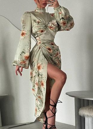 Распродажа платье prettylittlething миди драпировка