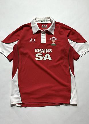 Under armour wales rugby union 2008/2009 shirt jersey