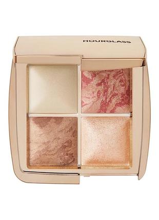 Палетка палітра для макіяжу пудра бронзер румʼяна hourglass ambient lighting edit quad sunrise