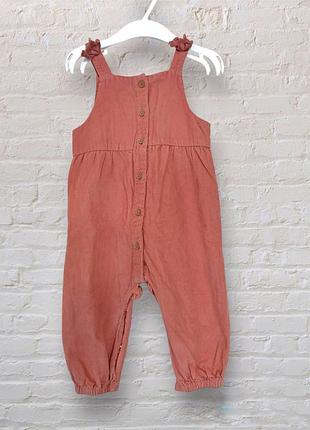 Вельветовий комбінезон на дівчинку