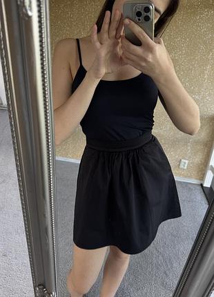 Спідниця чорна zara хс-с