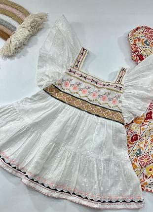 Бавовняна сукня 0-3 м