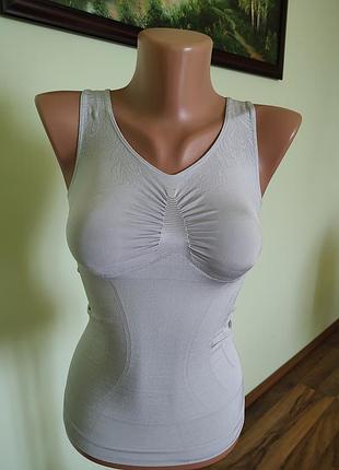 Втягивающая коррекирующая майка-уфетка топ