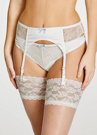 Атласный кружевнойпояс для чулок john lewis  lana bridal р. m