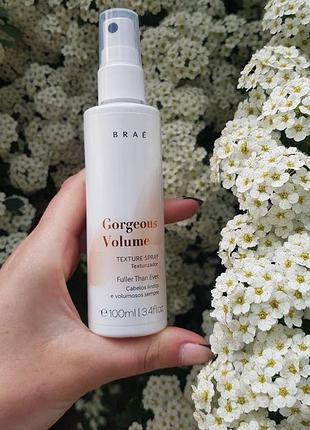Текстурирующий спрей для объема brae gorgeous volume нарозил 20 мл