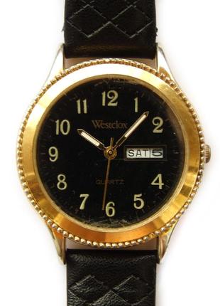 Westclox вінтажні класичні годинник з сша дата день тижня1 фото
