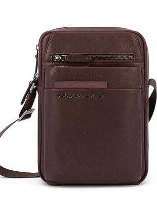 Мужская кожаная сумка piquadro paavo (s122) dark brown ca5937s122_tm коричневая