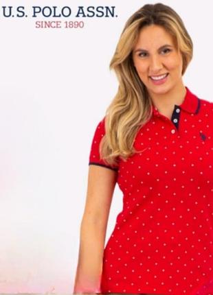 U.s.polo assn поло червоне розмір л