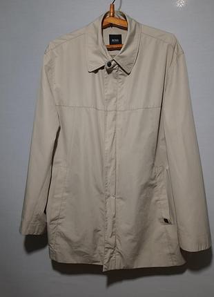 Куртка boss hugo boss harrington vintage zip jacket beige