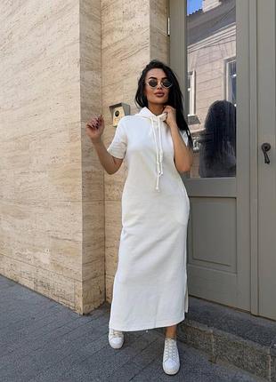 Платье худи. не кашлатится