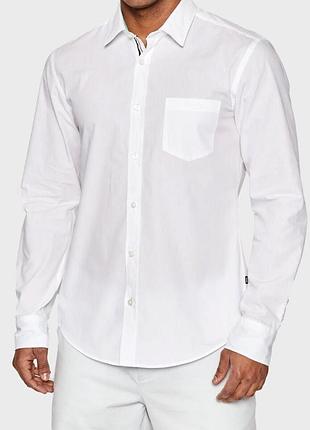 Мужская белая рубашка от charles vogele.